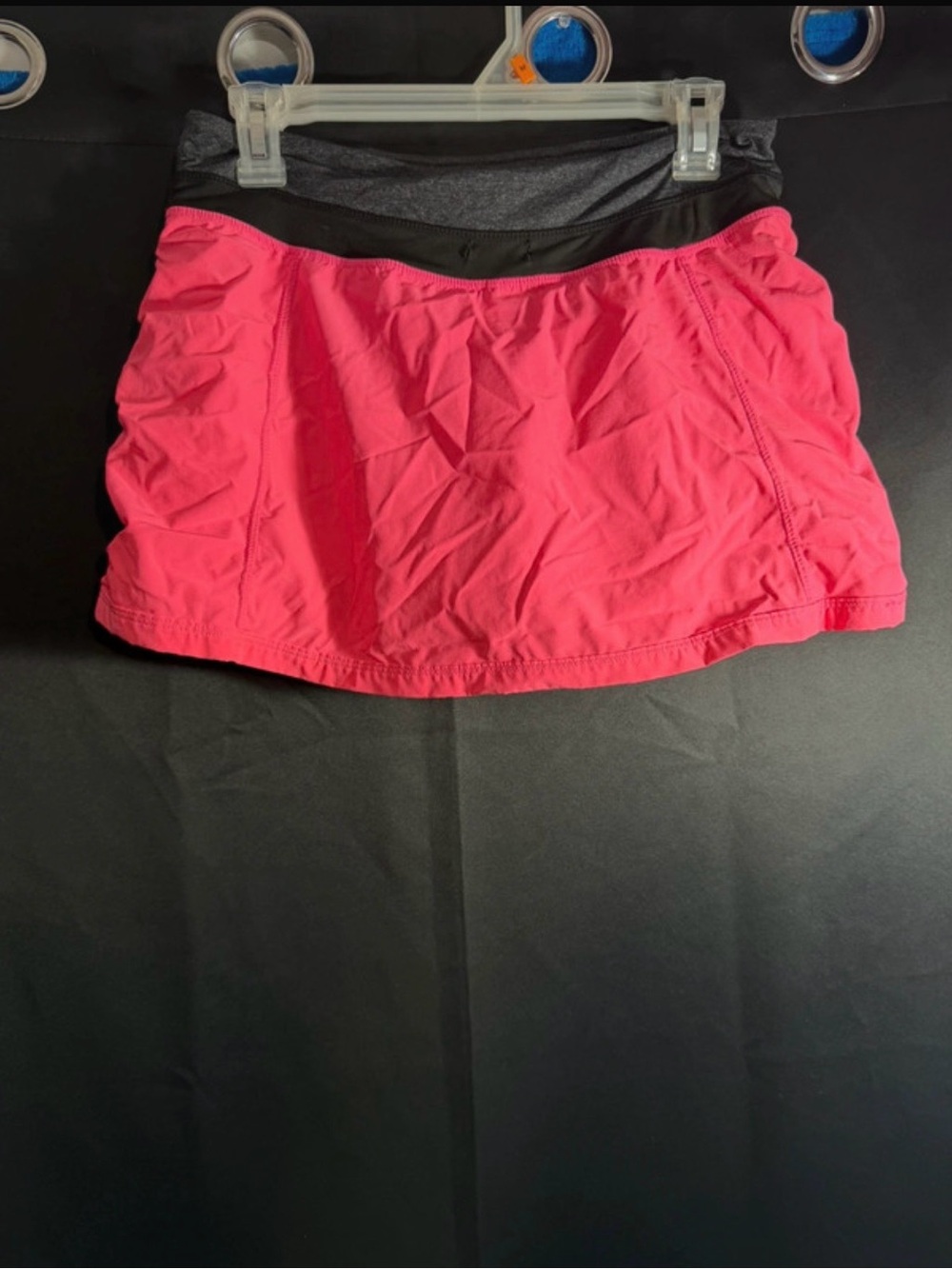 Kyodan Hot Pink Active Skort with Black Waistband